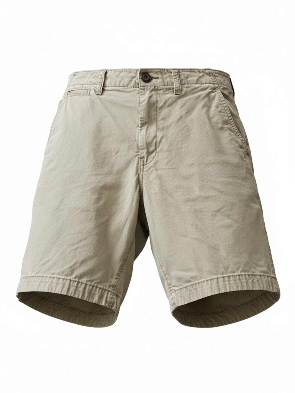 American Eagle Outfitters Men's Tan Flat-Front Shorts Size 34